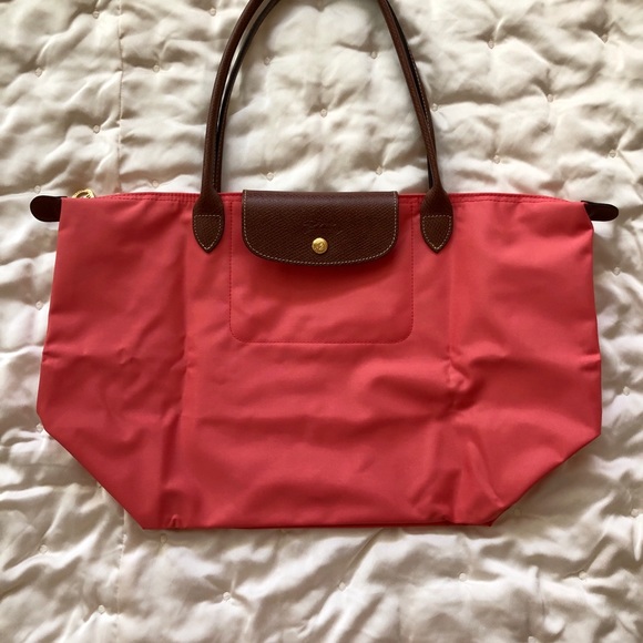 Longchamp Le Pliage Melon Large Tote Handbag - Picture 2 of 9